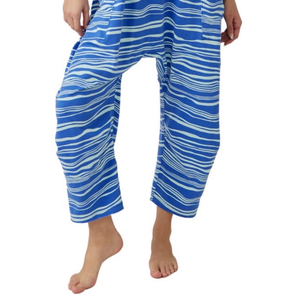 ❤️ Free People FP Movement Hot Shot Onesie Jumpsuit Blue Wave Combo Size XS NWT - Picture 6 of 16